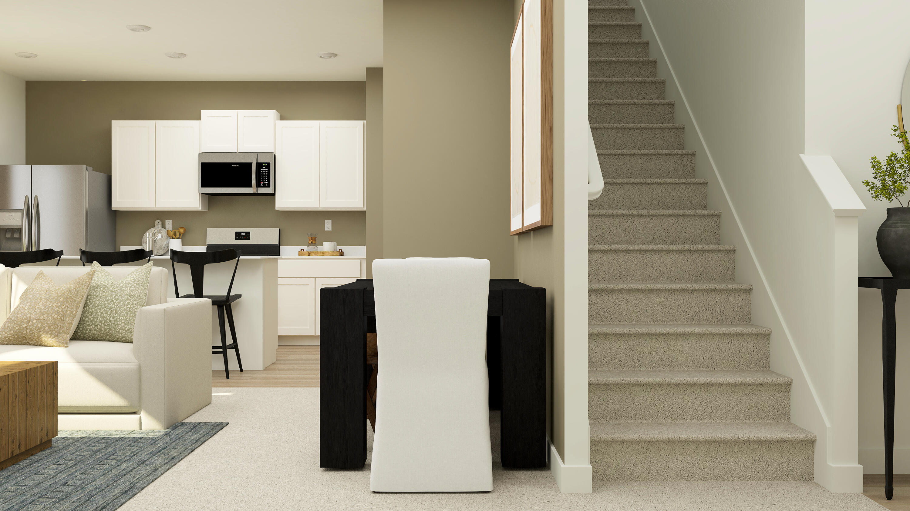 3792 Maple Street Portage, IN 46368 - Photo 20 of 21 a living room with furniture and a flat screen tv