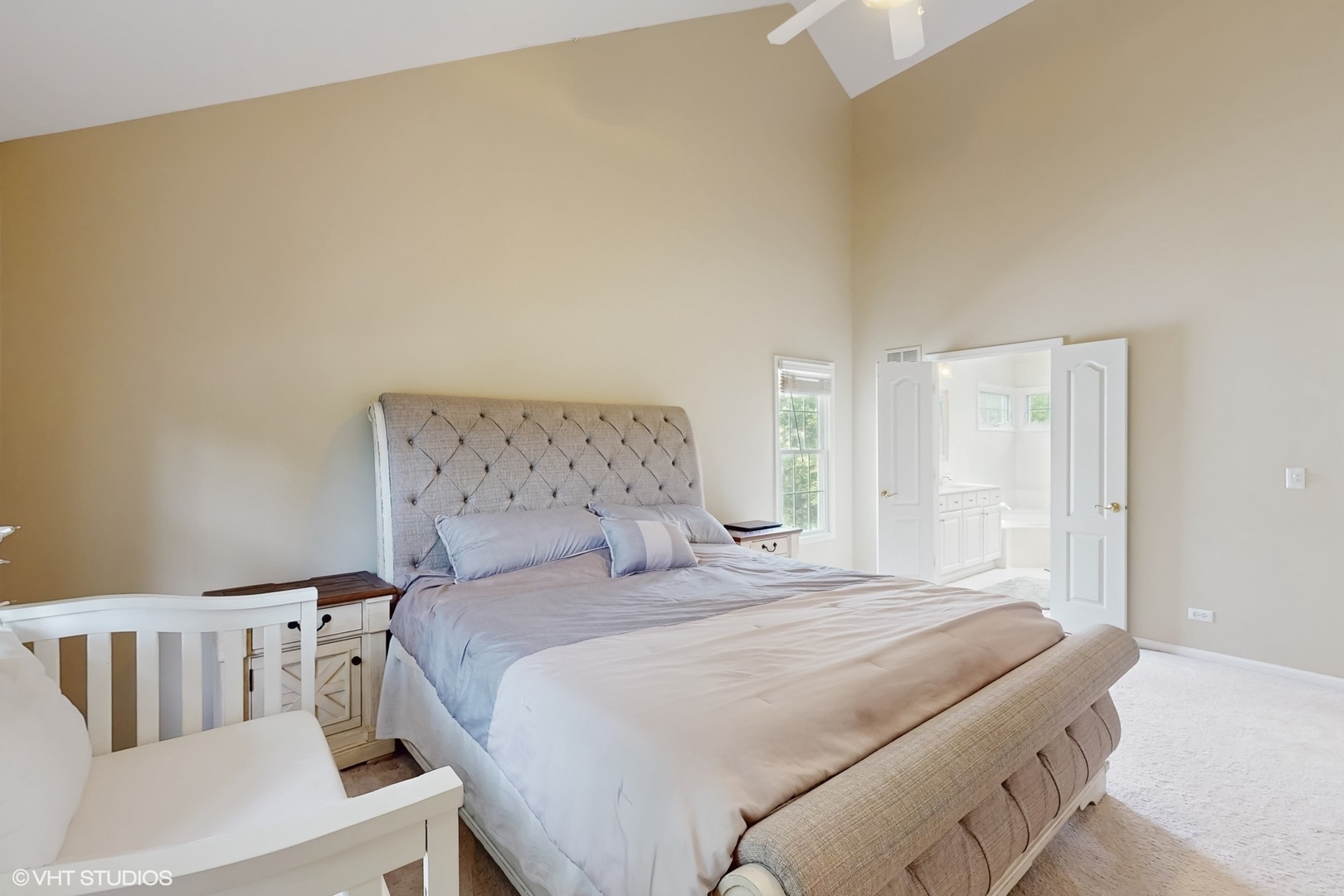 3432 Redwing Drive Naperville, IL 60564 - Photo 22 of 46 a bedroom with a bed and a couch