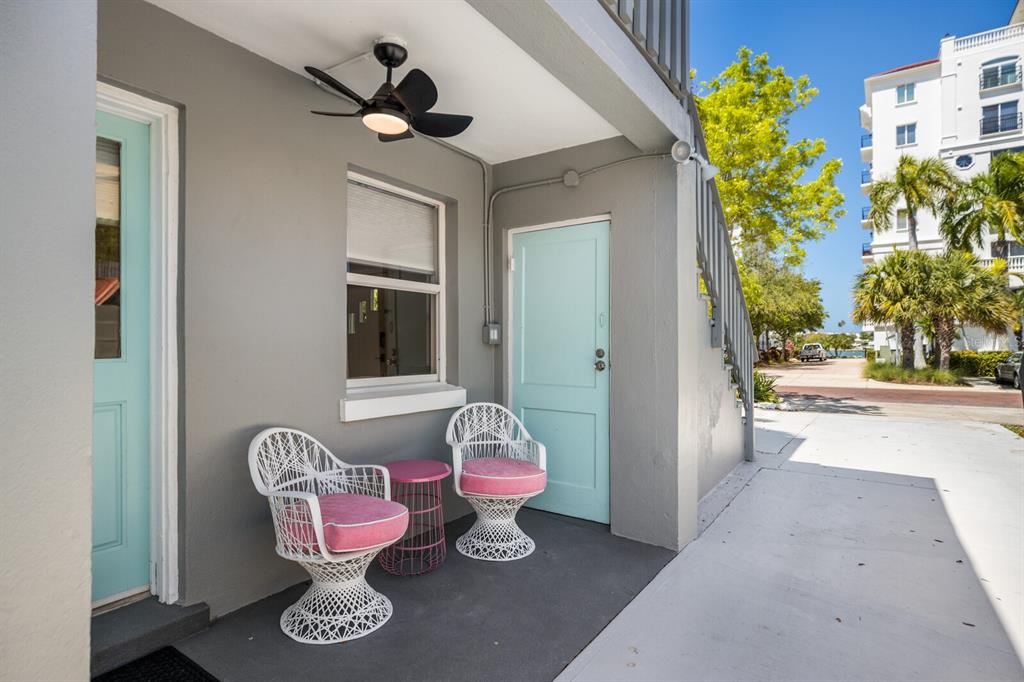 161 Golden Gate Point, Unit 1 Sarasota, FL 34236 - Photo 60 of 79 a view of a dining room with furniture window and outside view
