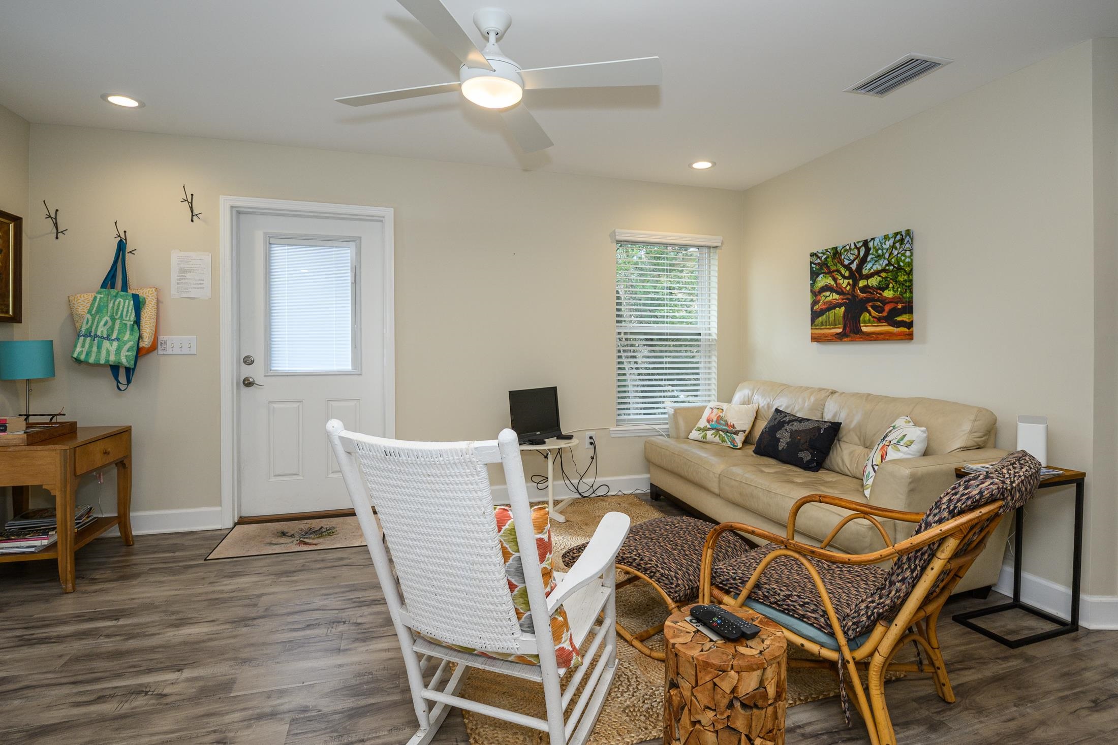 24 Saragossa Street St. Augustine, FL 32084 - Photo 84 of 99 a living room with furniture and wooden floor