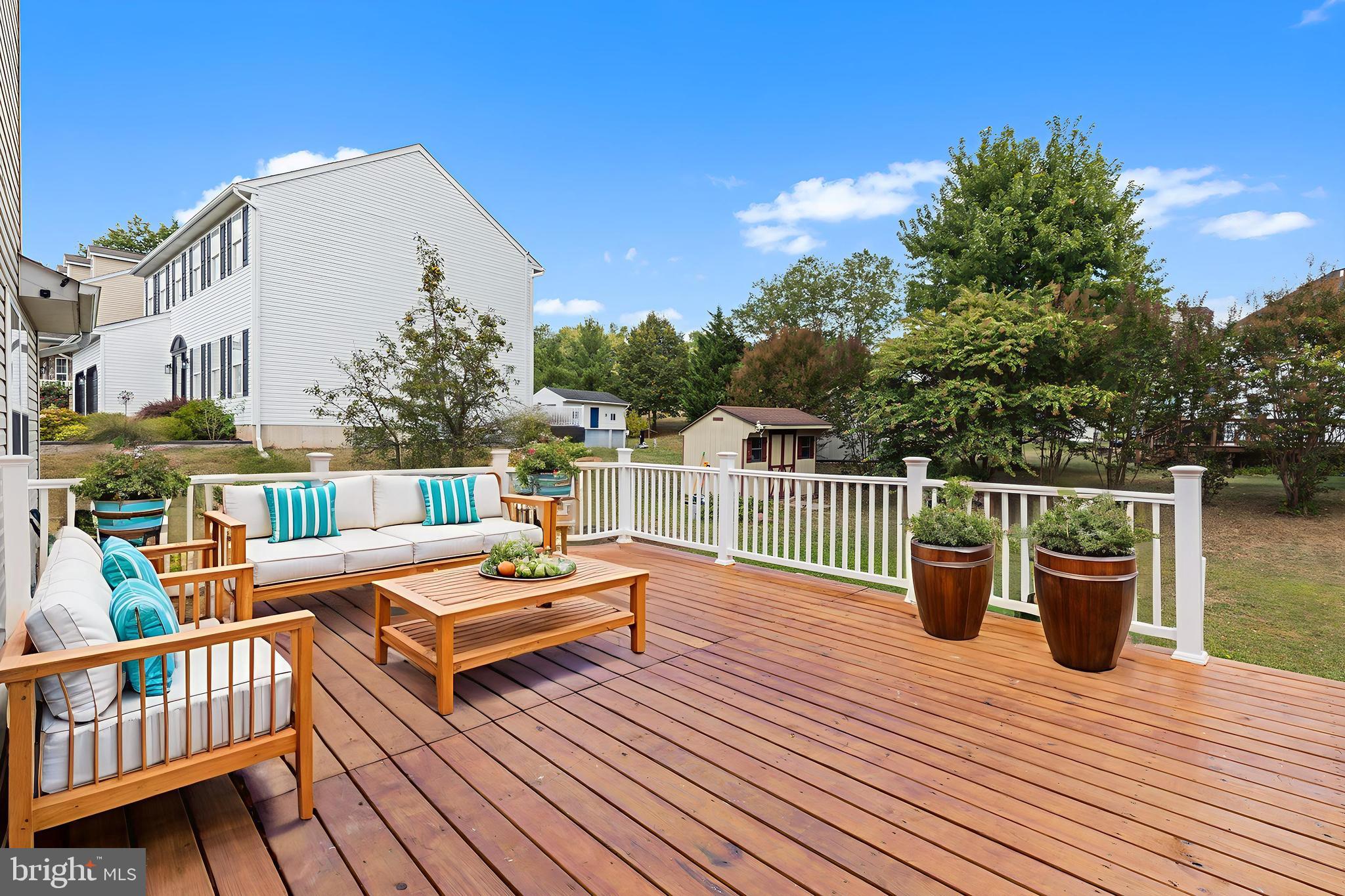2004 Drake Run Royersford, PA 19468 - Photo 33 of 38 a view of a roof deck with wooden floor and seating space