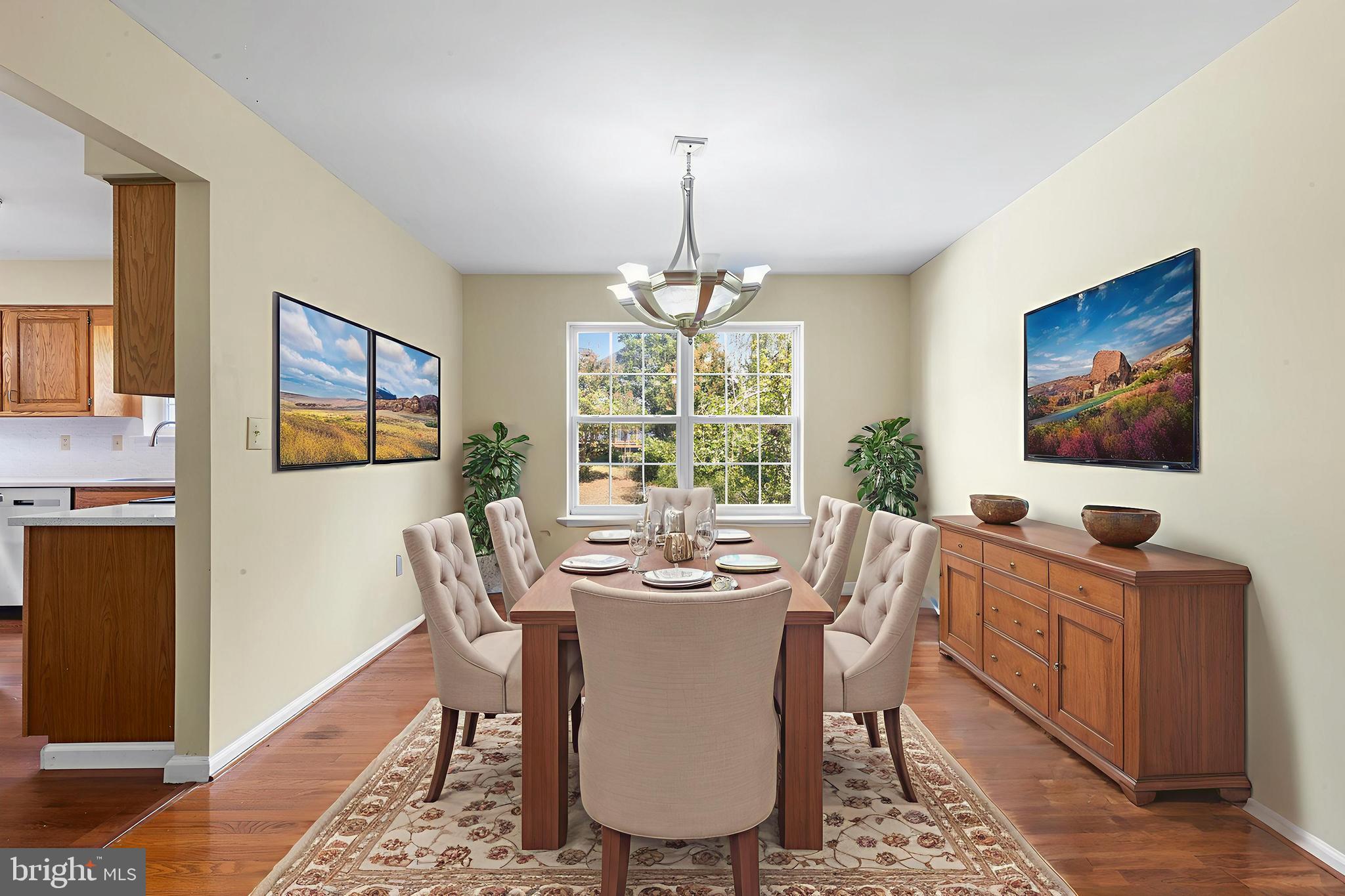 2004 Drake Run Royersford, PA 19468 - Photo 9 of 38 a view of a dining room with furniture window and wooden floor