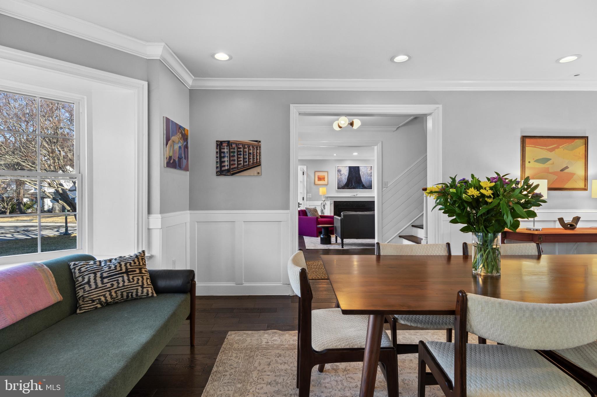1354 Arbordale Road Wynnewood, PA 19096 - Photo 15 of 56 a living room with furniture and a potted plant