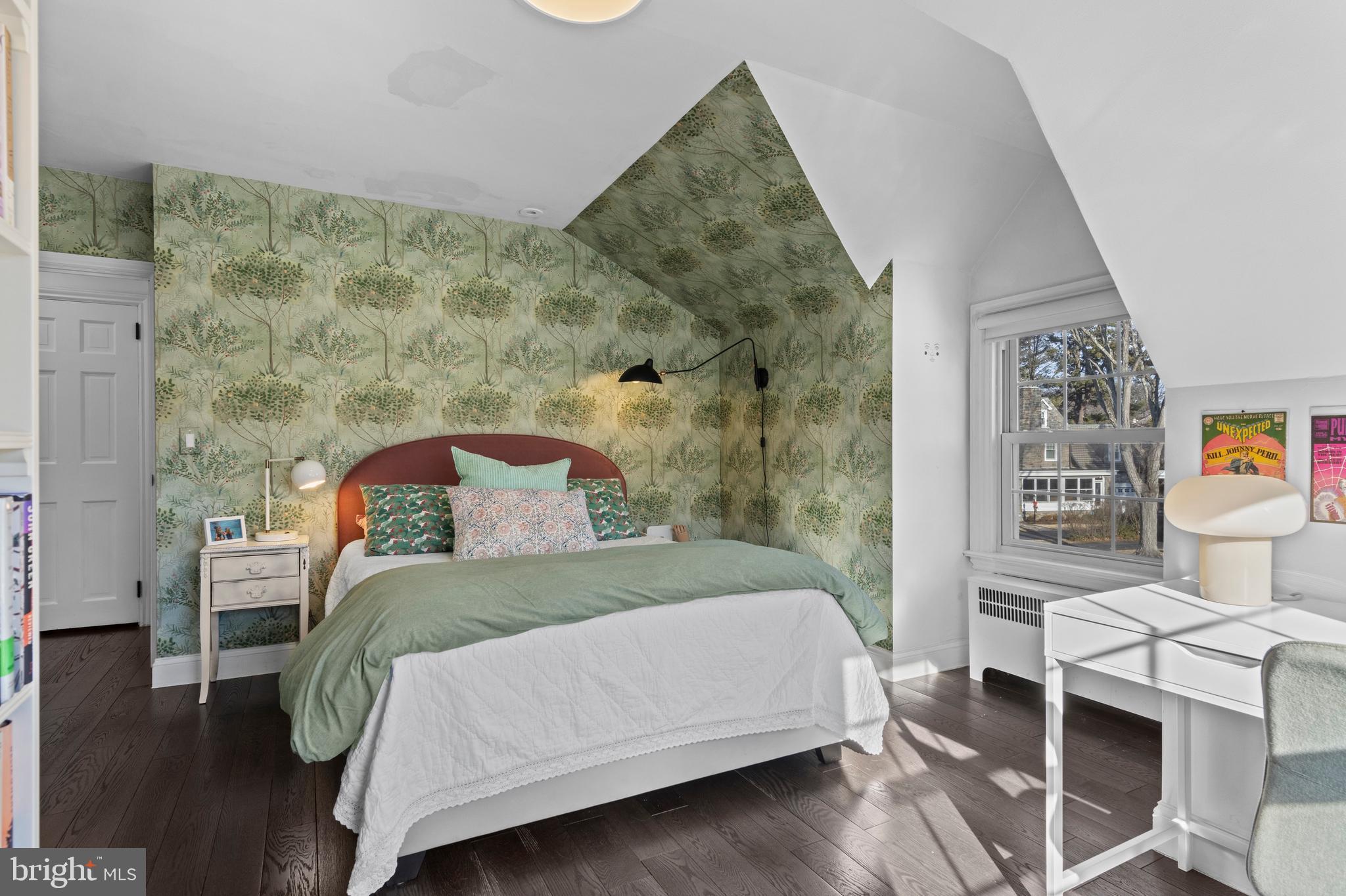 1354 Arbordale Road Wynnewood, PA 19096 - Photo 30 of 56 a bedroom with a bed and a table in it