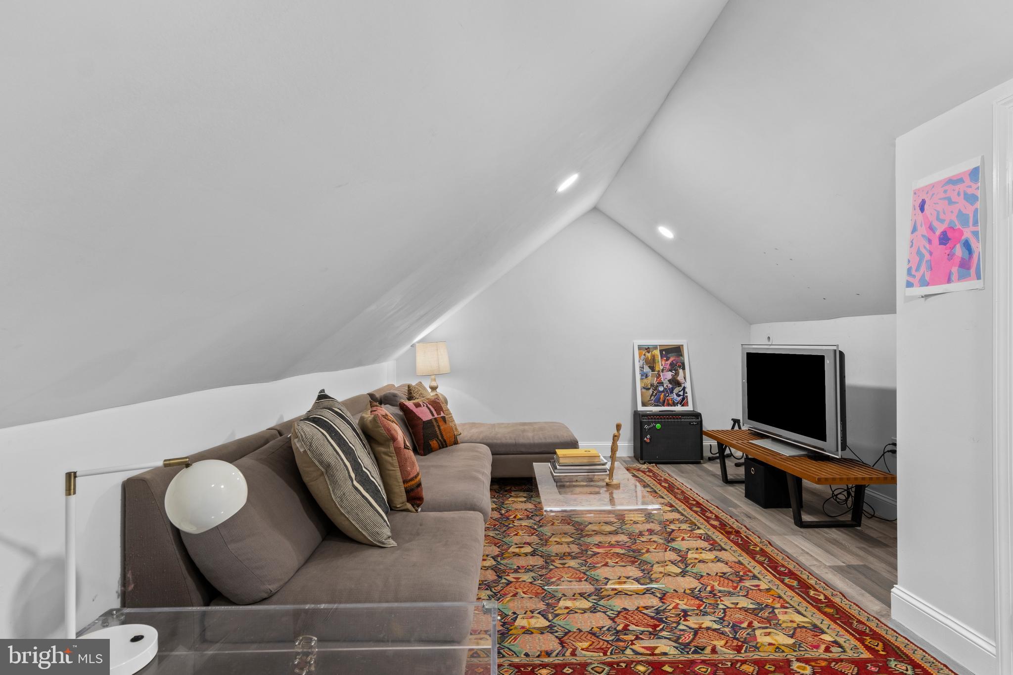 1354 Arbordale Road Wynnewood, PA 19096 - Photo 39 of 56 a living room with furniture and a flat screen tv