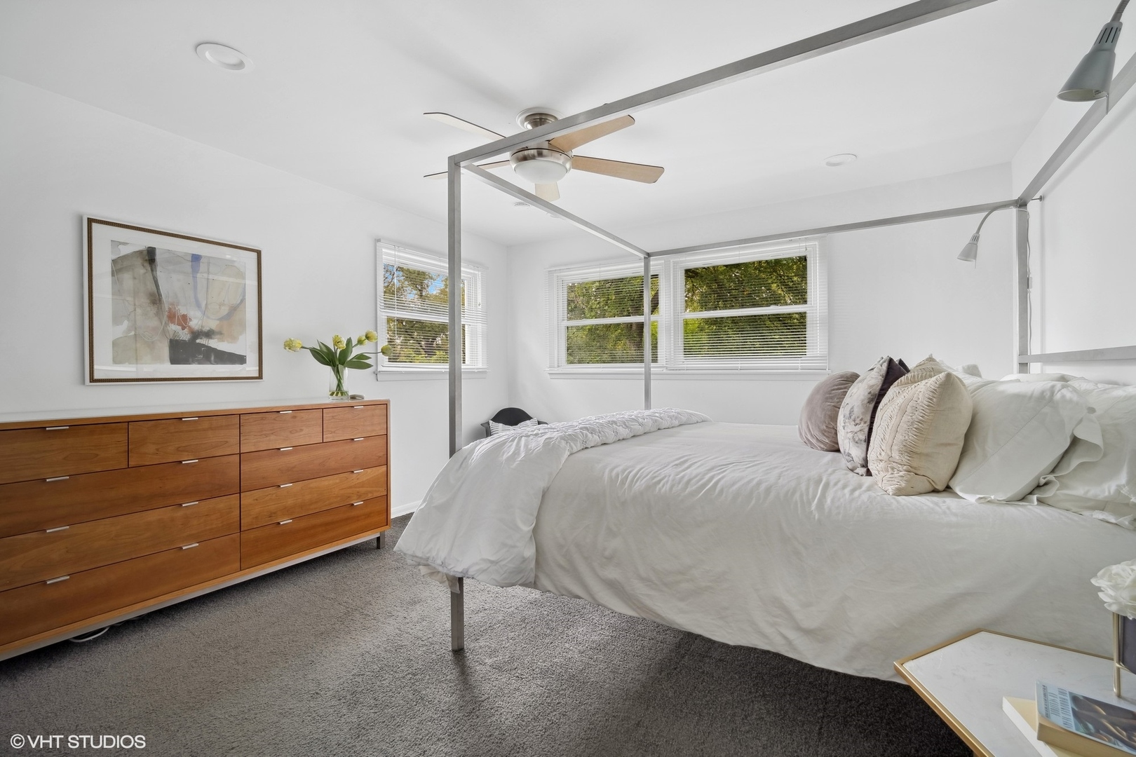 1345 Tinker Way Glenview, IL 60025 - Photo 12 of 25 a bedroom with a bed and a dresser