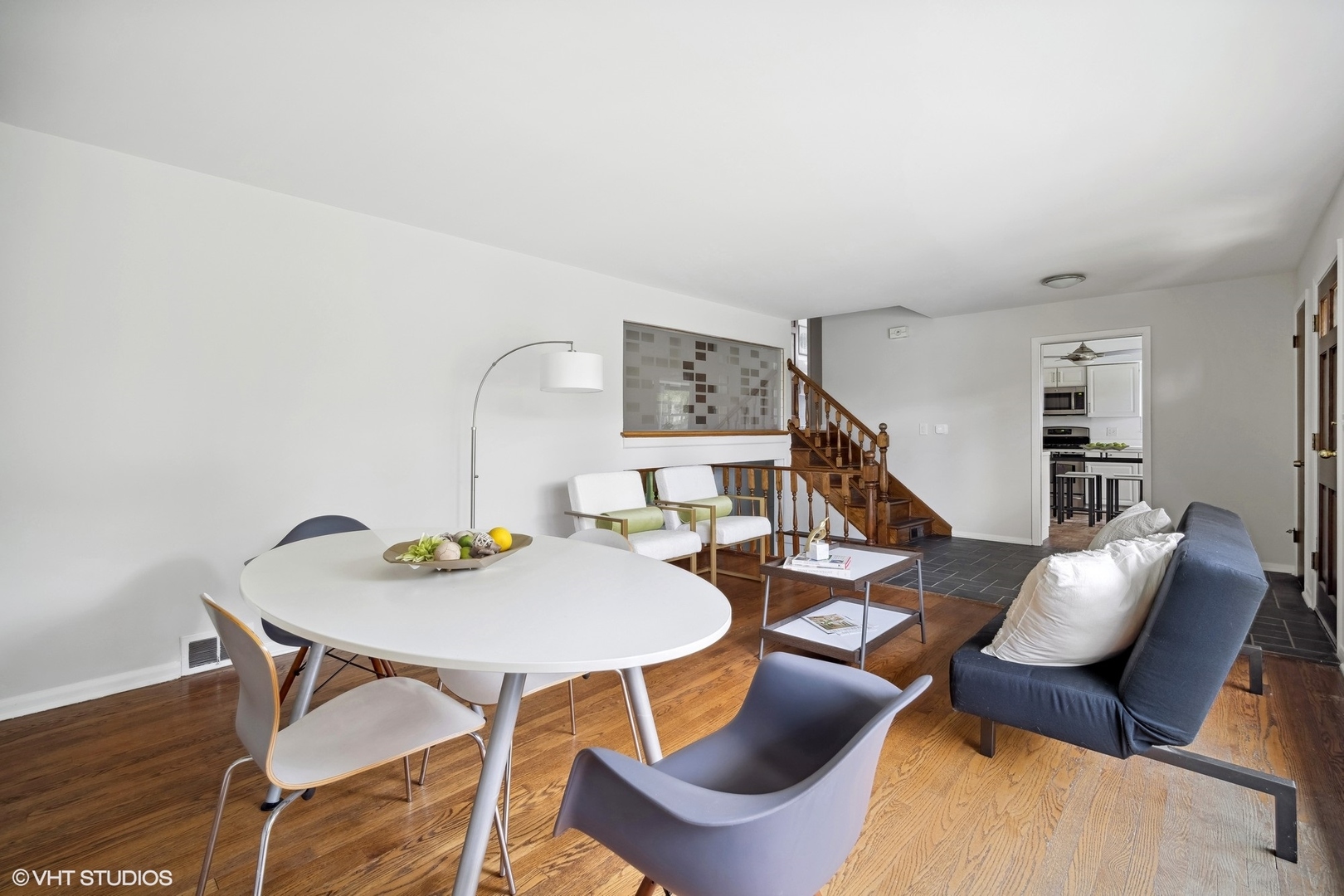 1345 Tinker Way Glenview, IL 60025 - Photo 6 of 25 a view of a livingroom with furniture and wooden floor