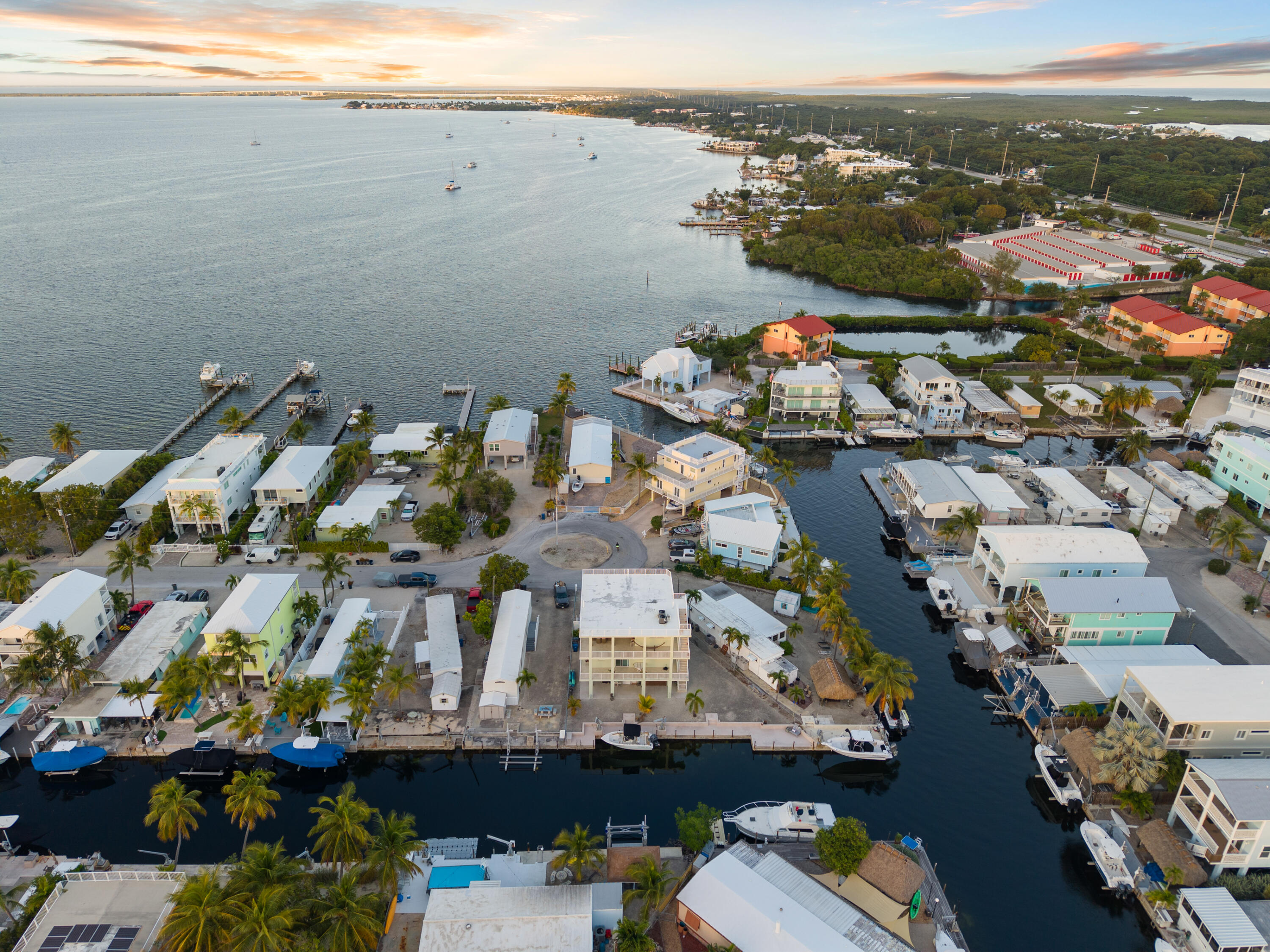 1305 Calder Road Key Largo, FL 33037 - Photo 3 of 57 Aerial of Home overlooking the Bay