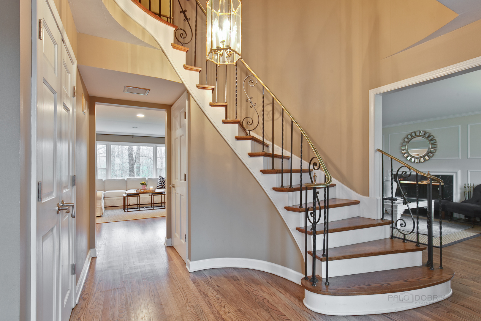 1040 Forest Hill Road Lake Forest, IL 60045 - Photo 4 of 30 a view of entryway and hall with wooden floor