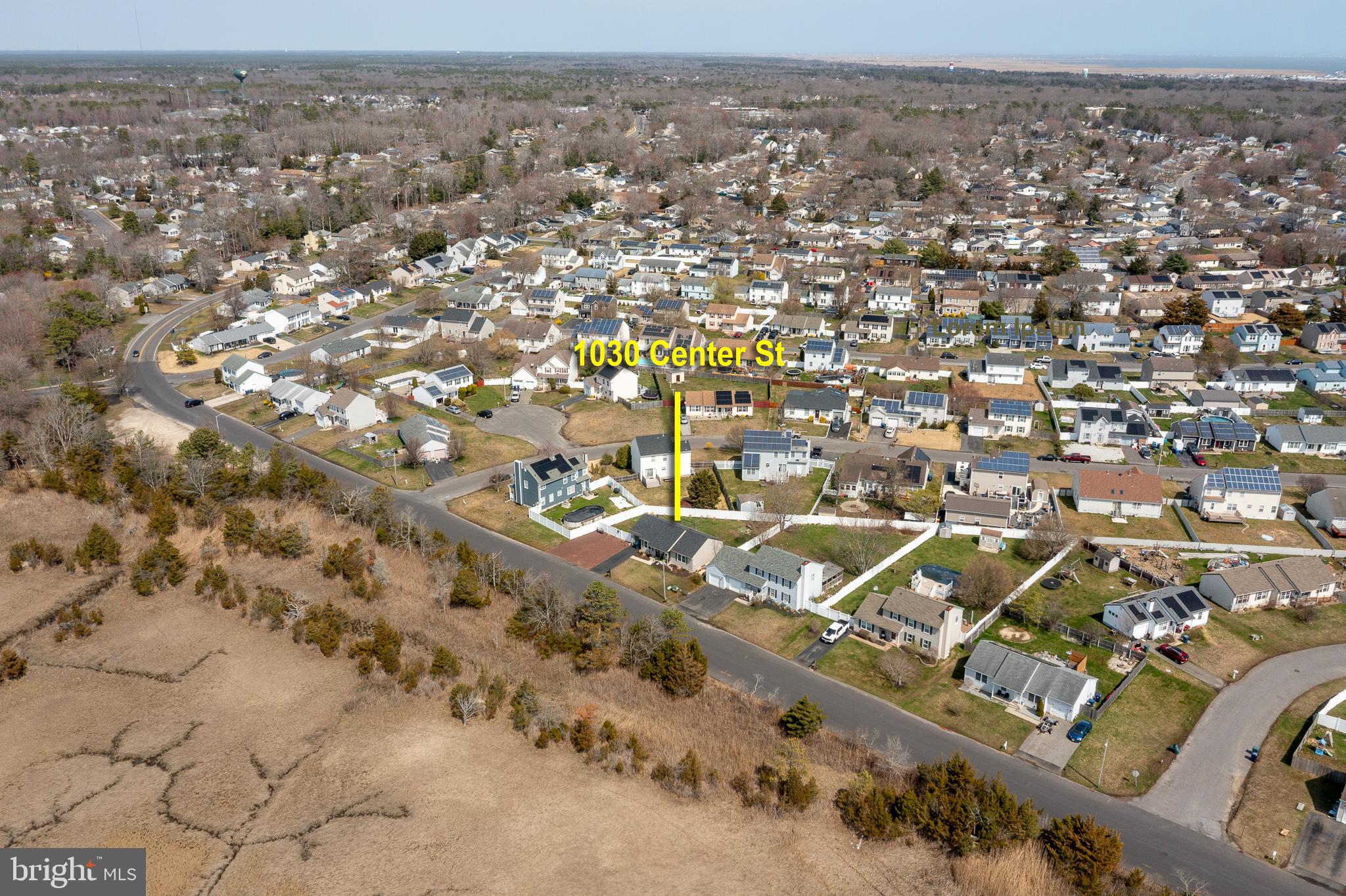 1030 Center Street Tuckerton, NJ 08087 - Photo 25 of 42 an aerial view of residential houses with city view