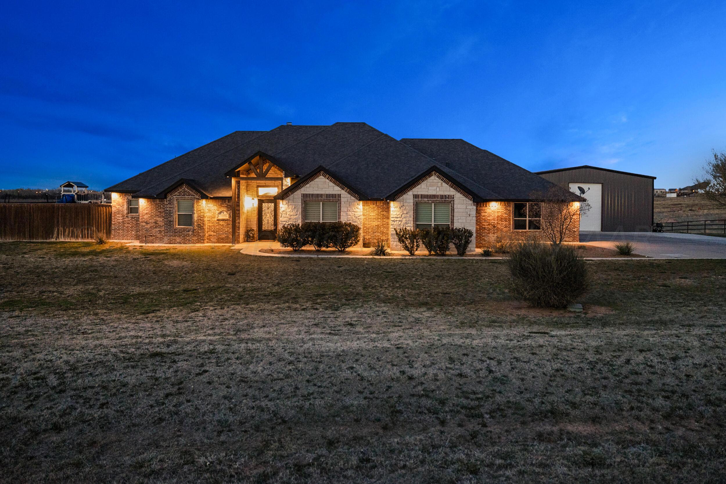 25301 Autumn Ridge Drive Canyon, TX 79015 - Photo 47 of 56 Front at Night