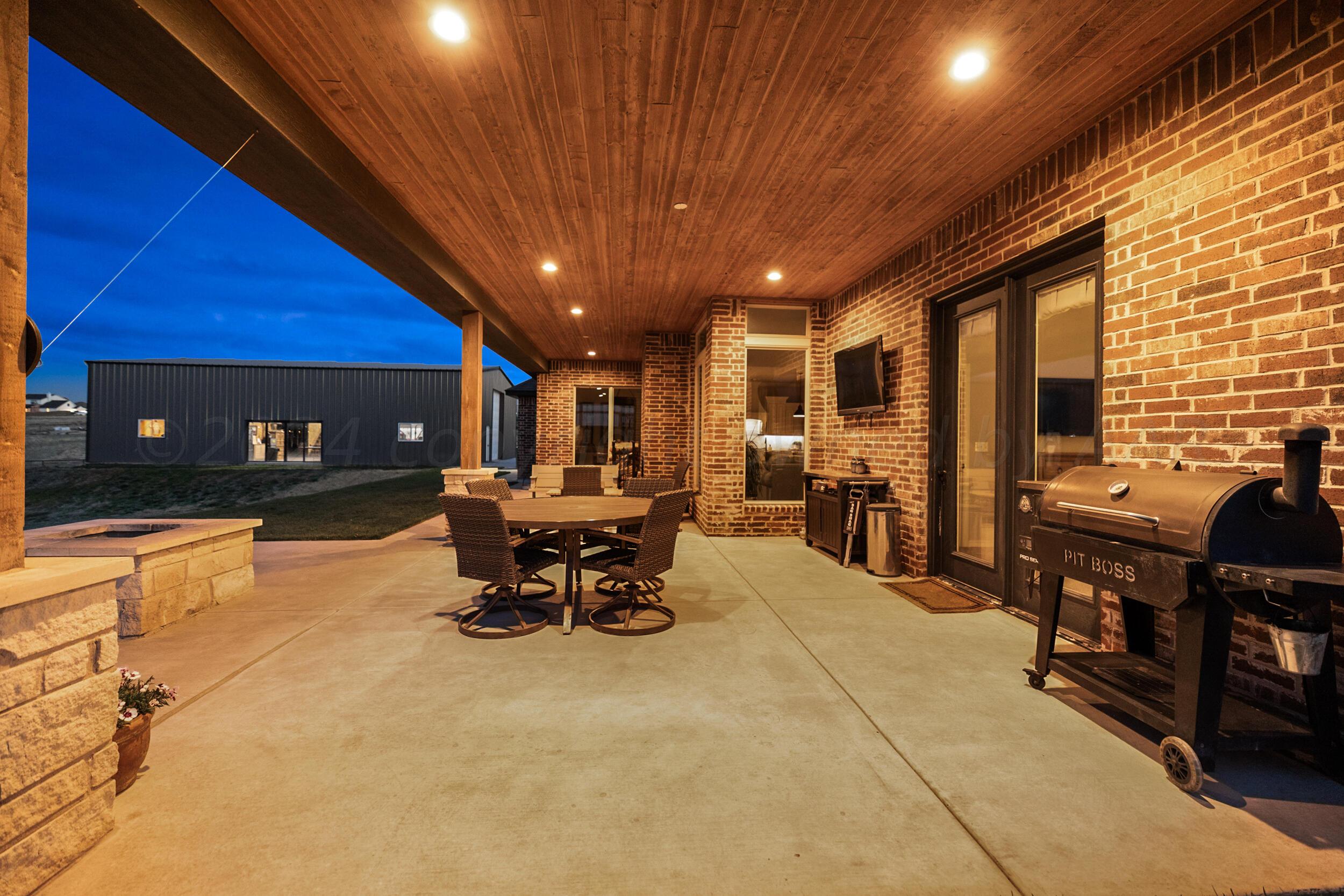 25301 Autumn Ridge Drive Canyon, TX 79015 - Photo 51 of 56 Back Patio at night