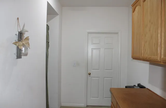 a room with storage and utility