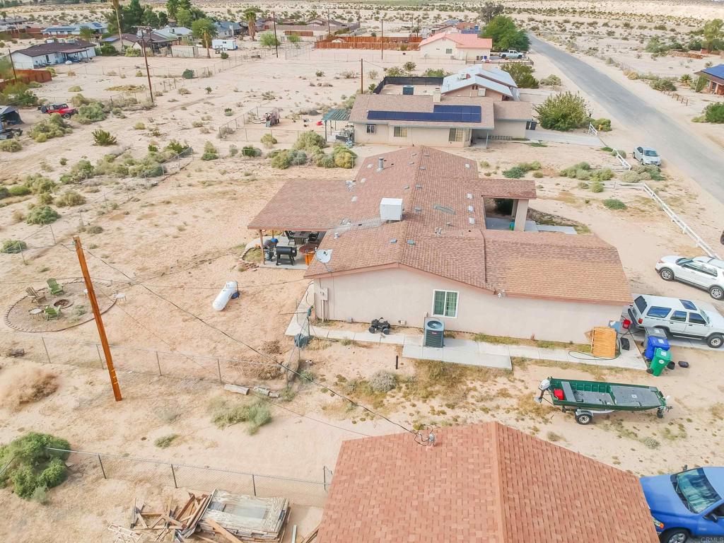 4740 Flying H Road Twentynine Palms, CA 92277 - Photo 17 of 19 an aerial view of residential houses with outdoor space