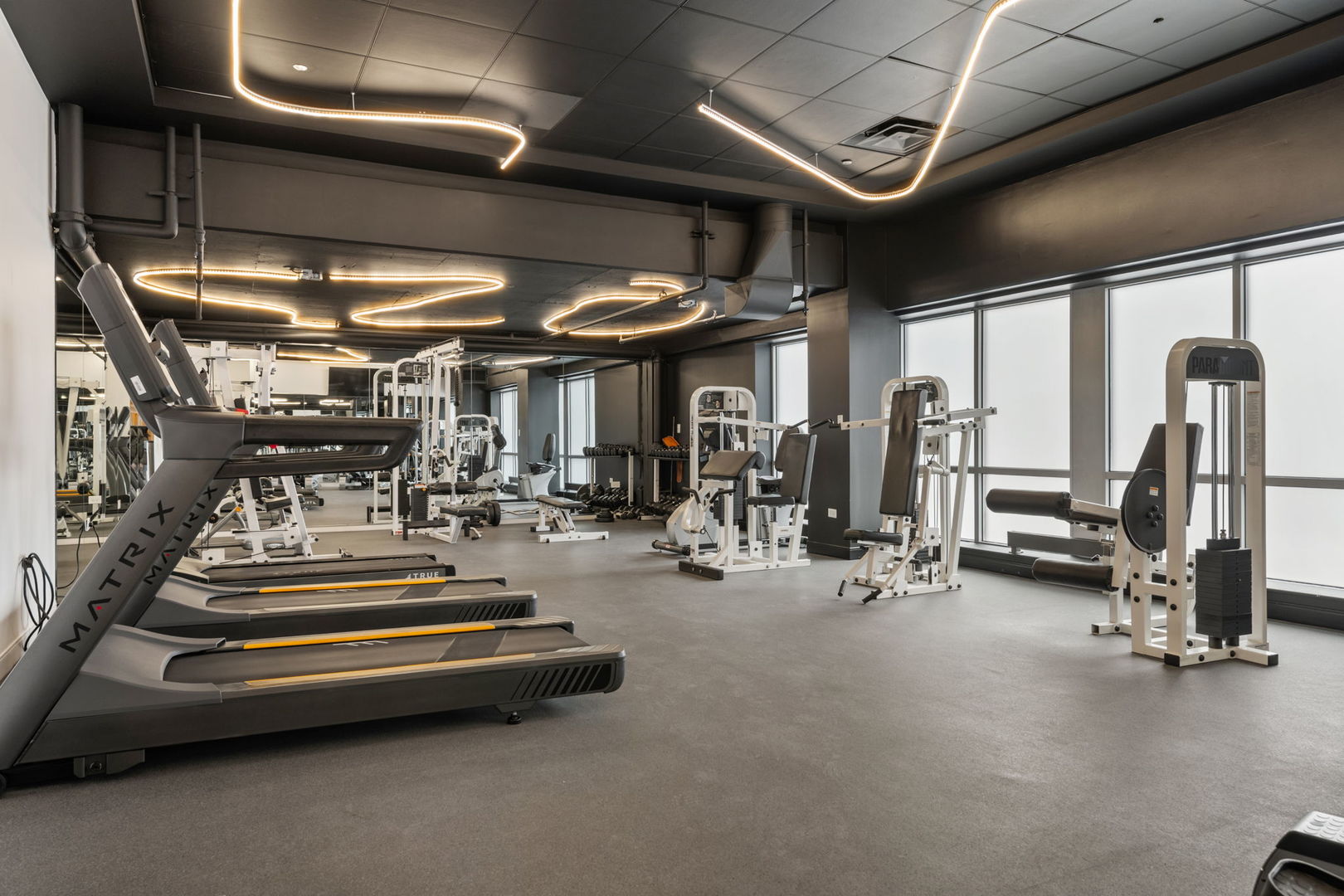 933 West Van Buren Street, Unit 508 Chicago, IL 60607 - Photo 6 of 25 a view of a room with gym equipment