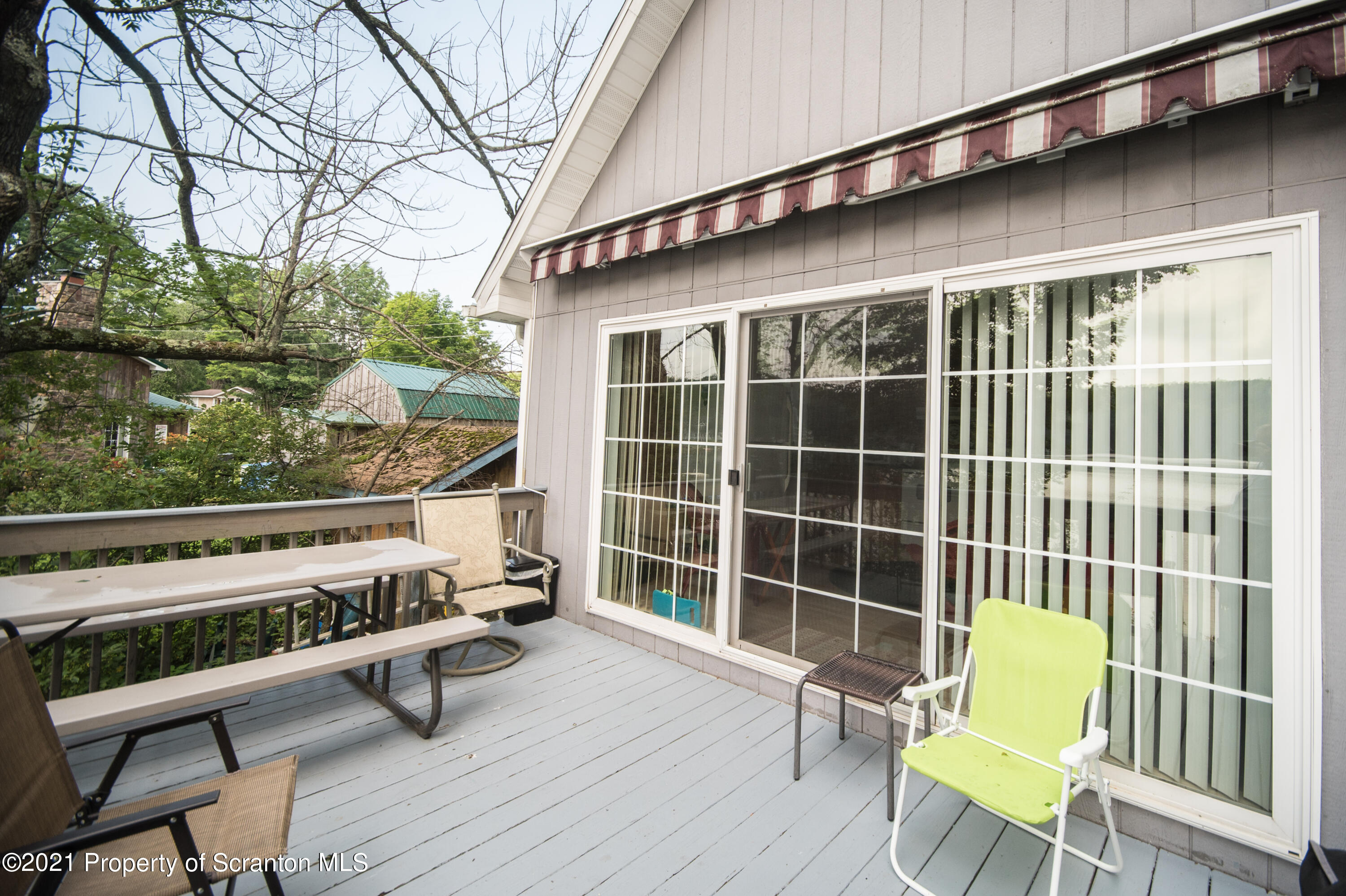 34 Taylor Farm Road Union Dale, PA 18470 - Photo 11 of 38 a view of a chairs in balcony