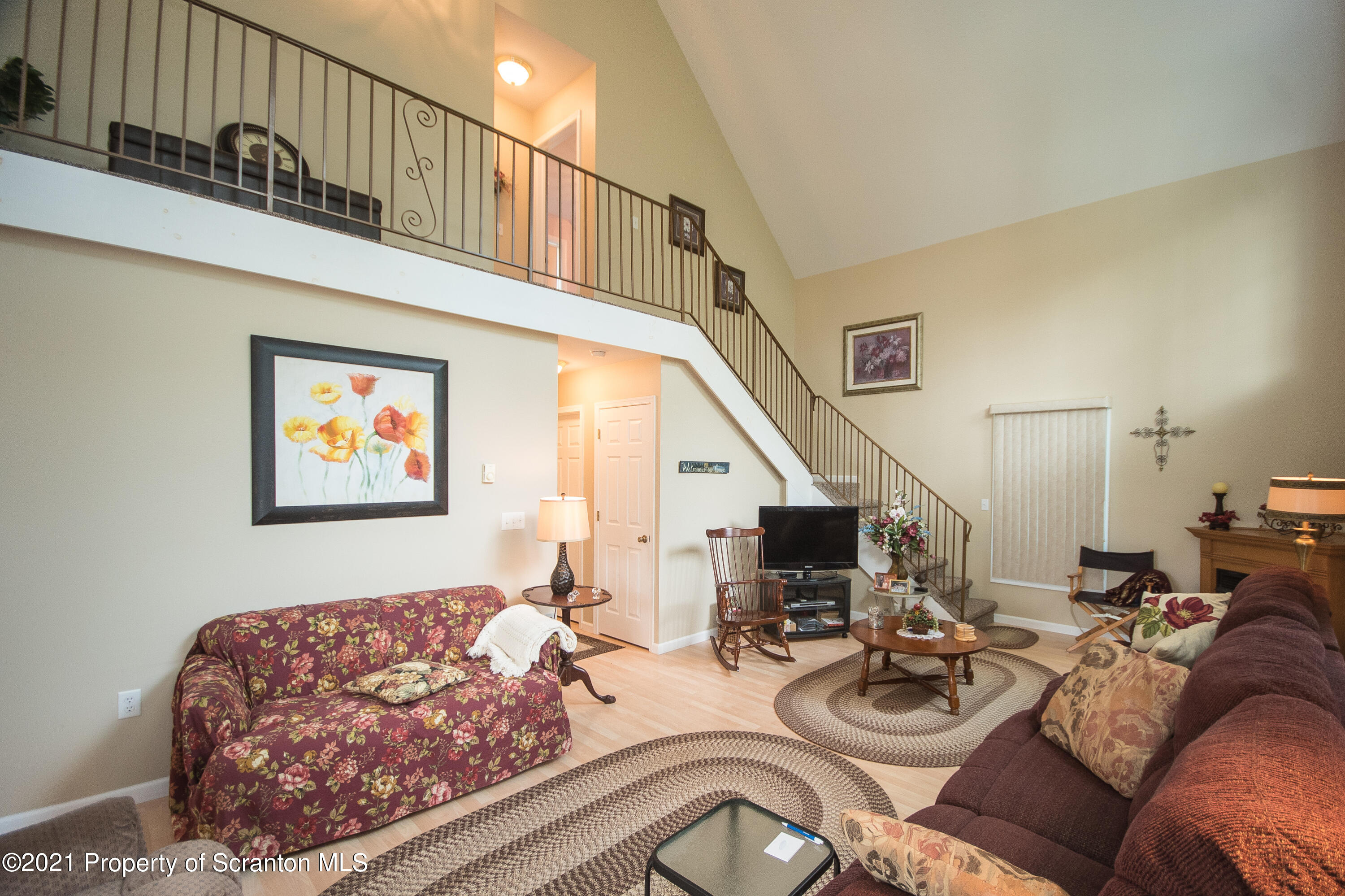 34 Taylor Farm Road Union Dale, PA 18470 - Photo 24 of 38 a living room with furniture and a flat screen tv