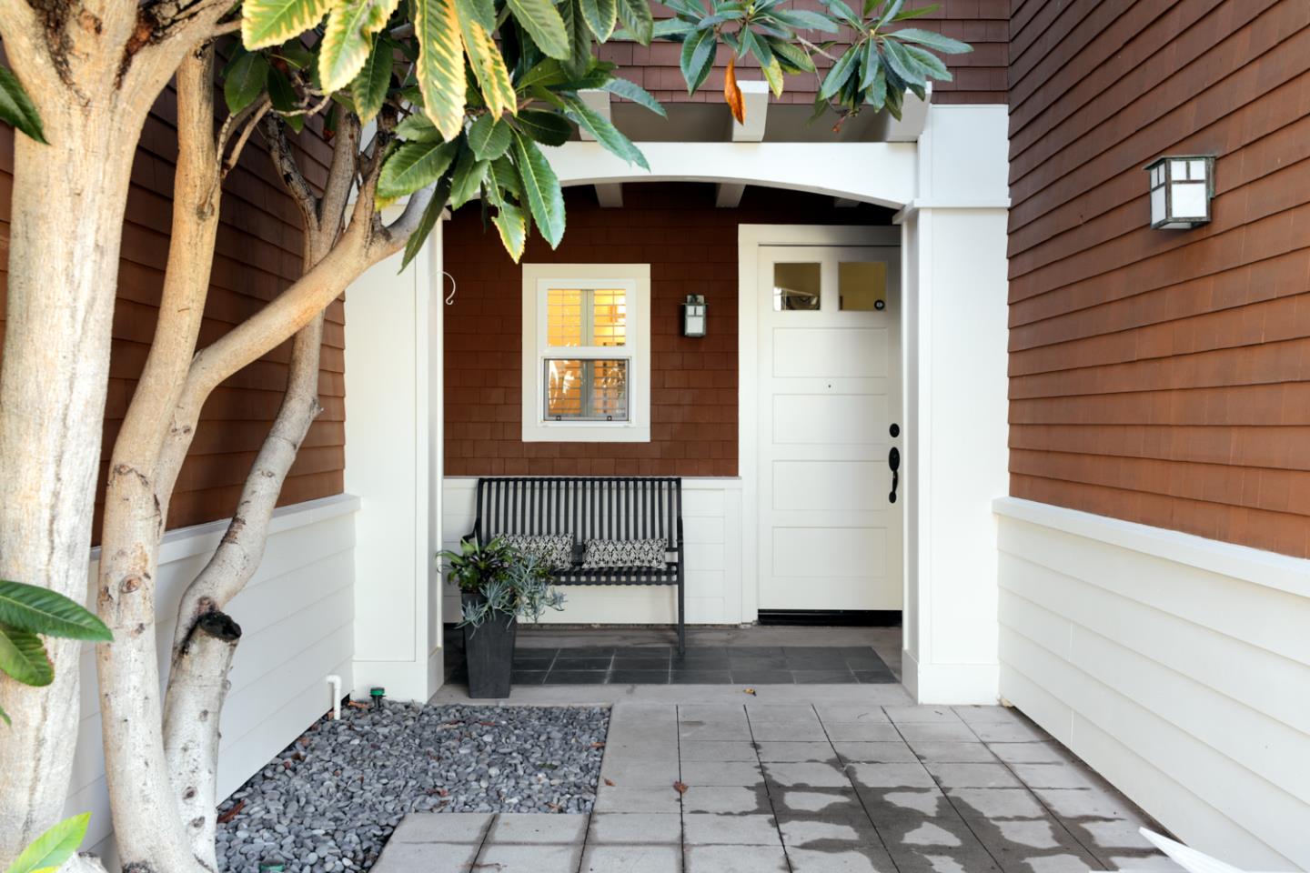 595 Willow Road Menlo Park, CA 94025 - Photo 3 of 28 a view of a house with a yard