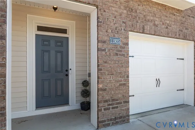a front view of a house with outdoor space