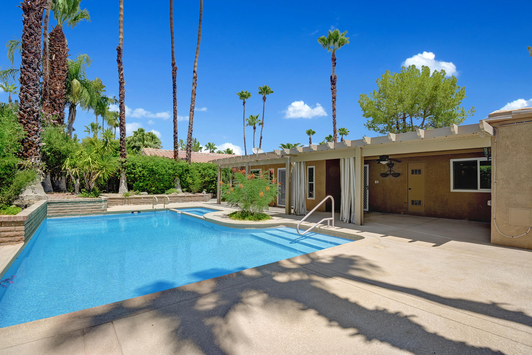 71401 Gardess Road Rancho Mirage, CA 92270 - Photo 17 of 37 036 POOL AND SPA TO BACK OF HOUSE ANGLED