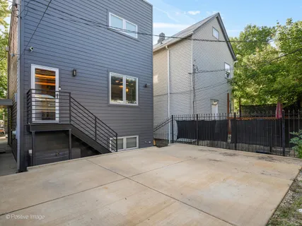 a backyard of a house