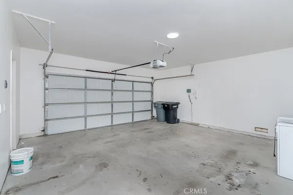 a view of a garage