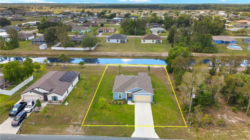858 Rue Labeau Circle Fort Myers, FL 33913 - Photo 15 of 19 Aerial view with a water view
