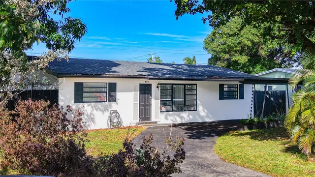 front view of house with a yard
