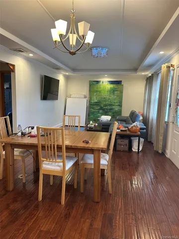 a bedroom with a bed and furniture