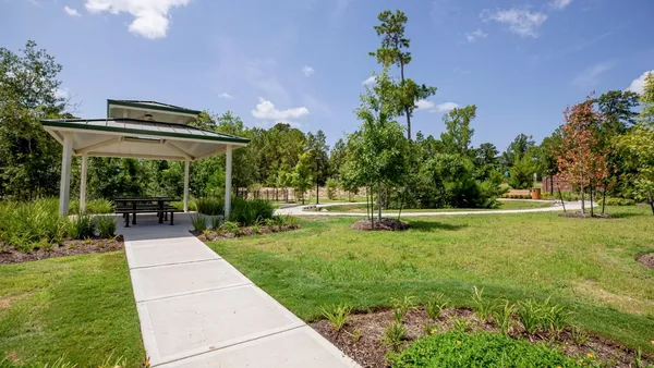 a view of a garden