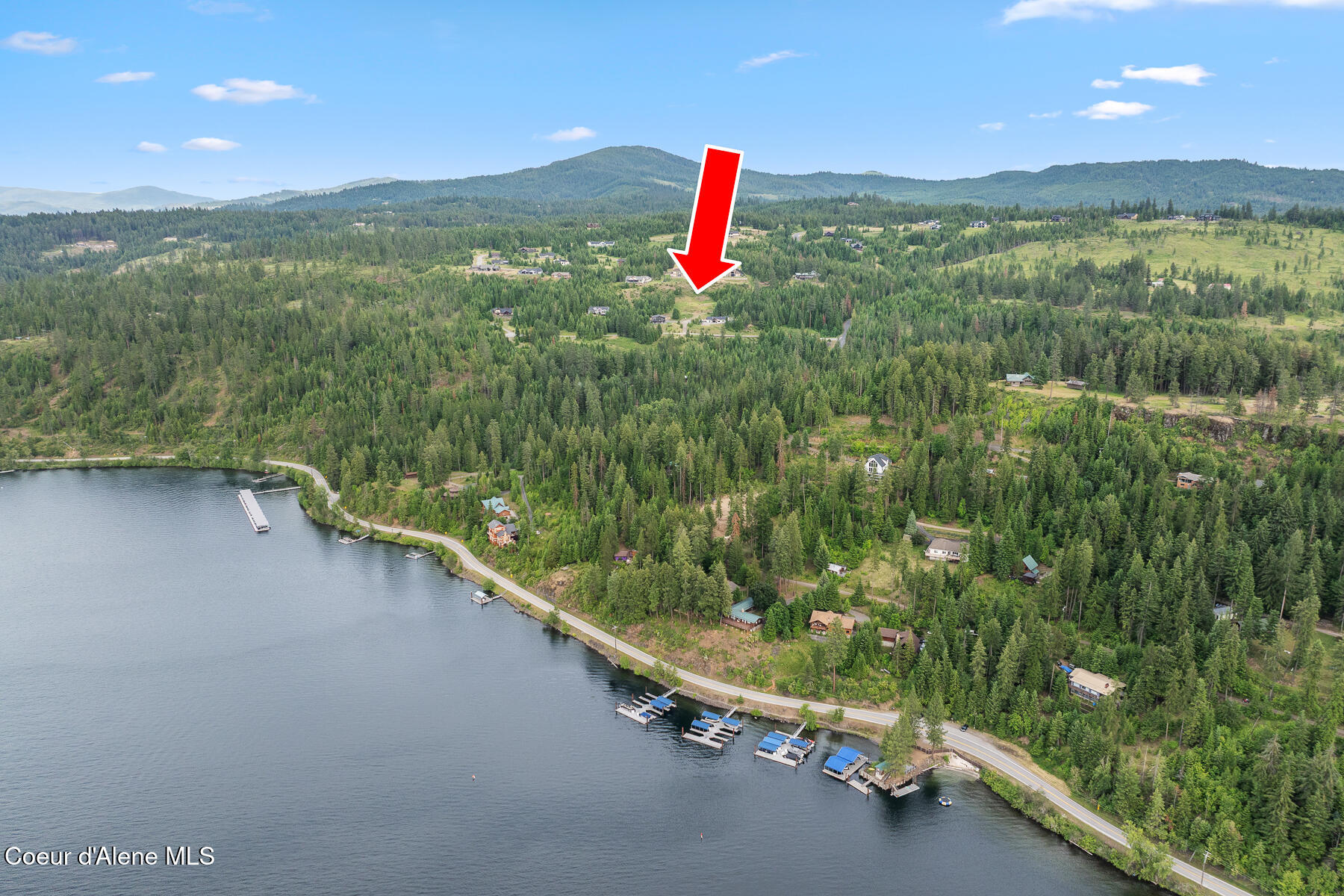 L2-b2 Napili Road Harrison, ID 83833 - Photo 12 of 19 Aerial_SNapiliRd-12_Arrow