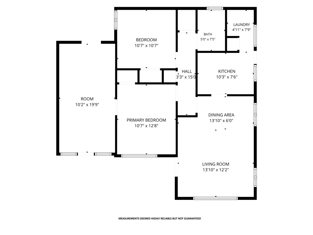 1903 North Grape Avenue Compton, CA 90222 - Photo 13 of 14 Floor Plan Main Home