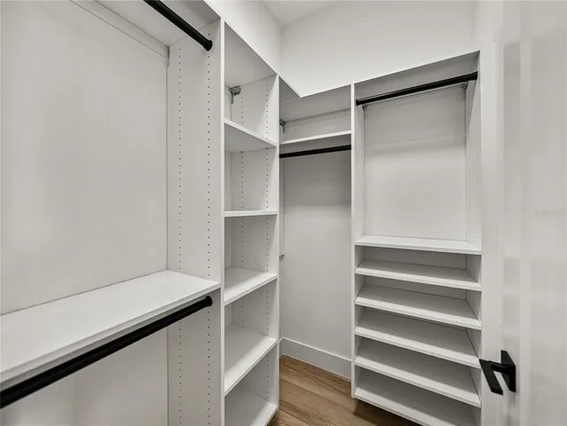 wooden floor in an empty room
