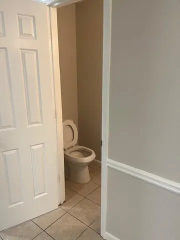 a bathroom with a toilet