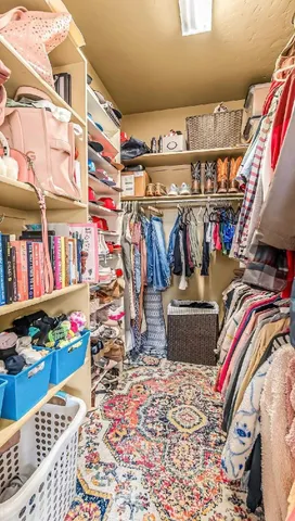 a view of storage and utility room