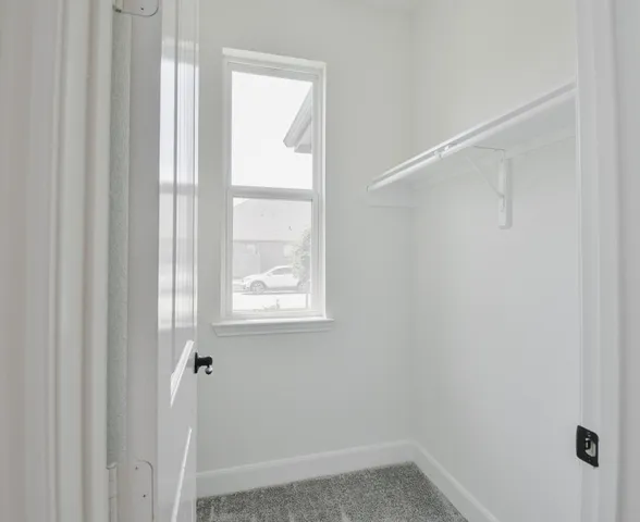 a small space with a window