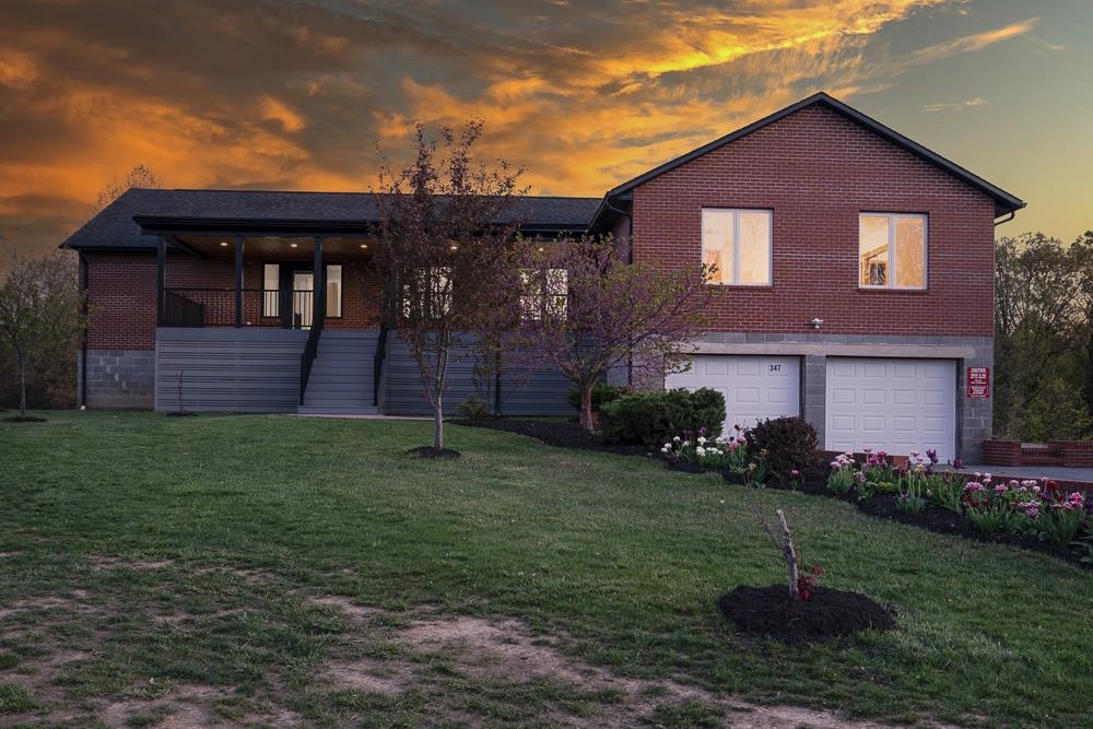 347 Enterprise Road Churchville, VA 24421 - Photo 74 of 75 a front view of a house with a garden