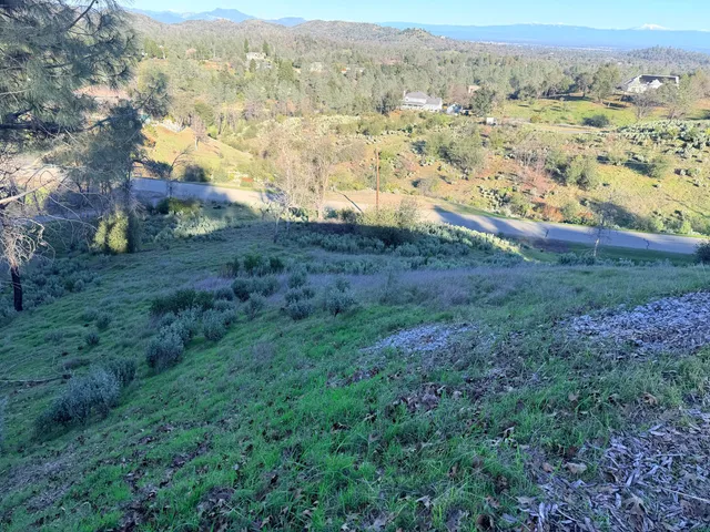 a view of outside space and mountain view