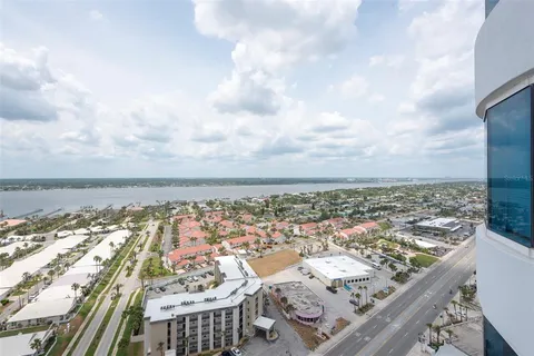 a view of a large window