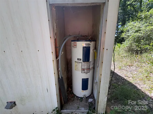 a view of a storage room