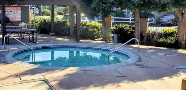 a view of outdoor space yard deck patio and swimming pool