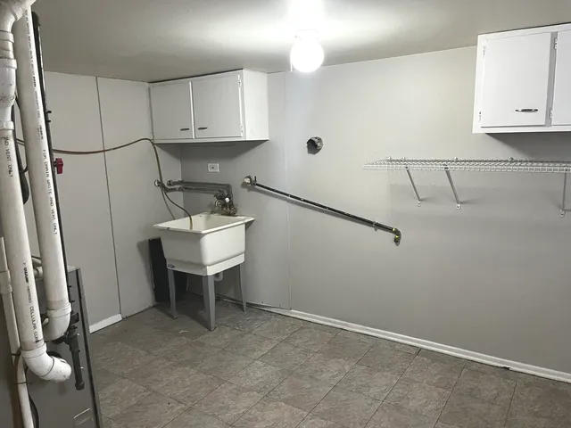 a room with storage and utility