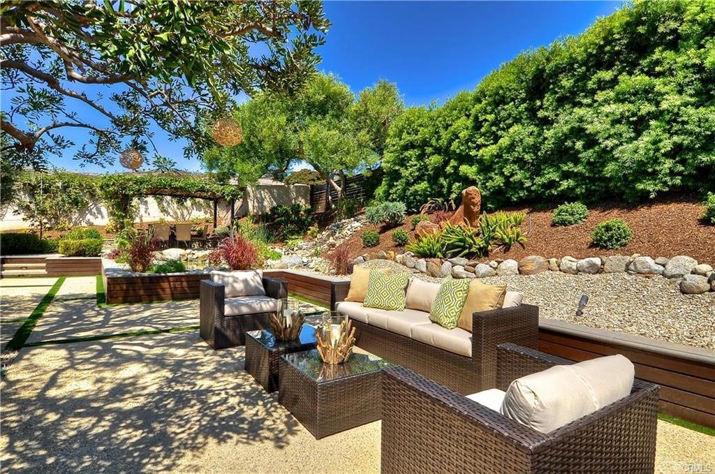 32732 Mediterranean Drive Dana Point, CA 92629 - Photo 21 of 24 a view of a patio with couches and a fire pit