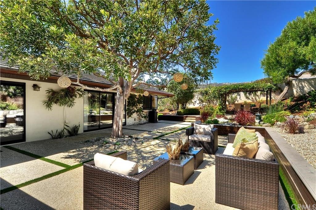 32732 Mediterranean Drive Dana Point, CA 92629 - Photo 8 of 24 a view of a backyard with sitting area