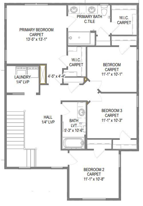 N118W14932 Mistletoe Road Germantown, WI 53022 - Photo 6 of 6 Second Floor Plan