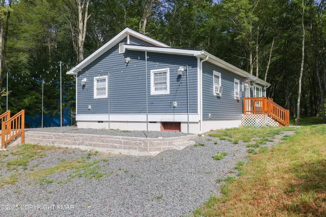 a view of a yard with plants