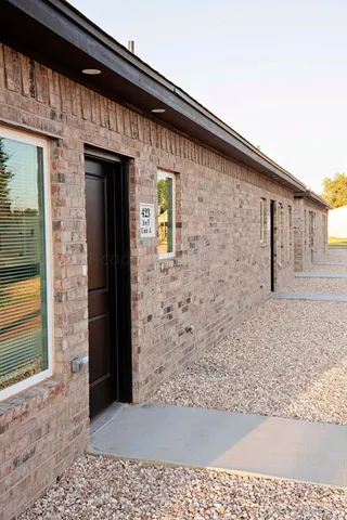 a view of front door