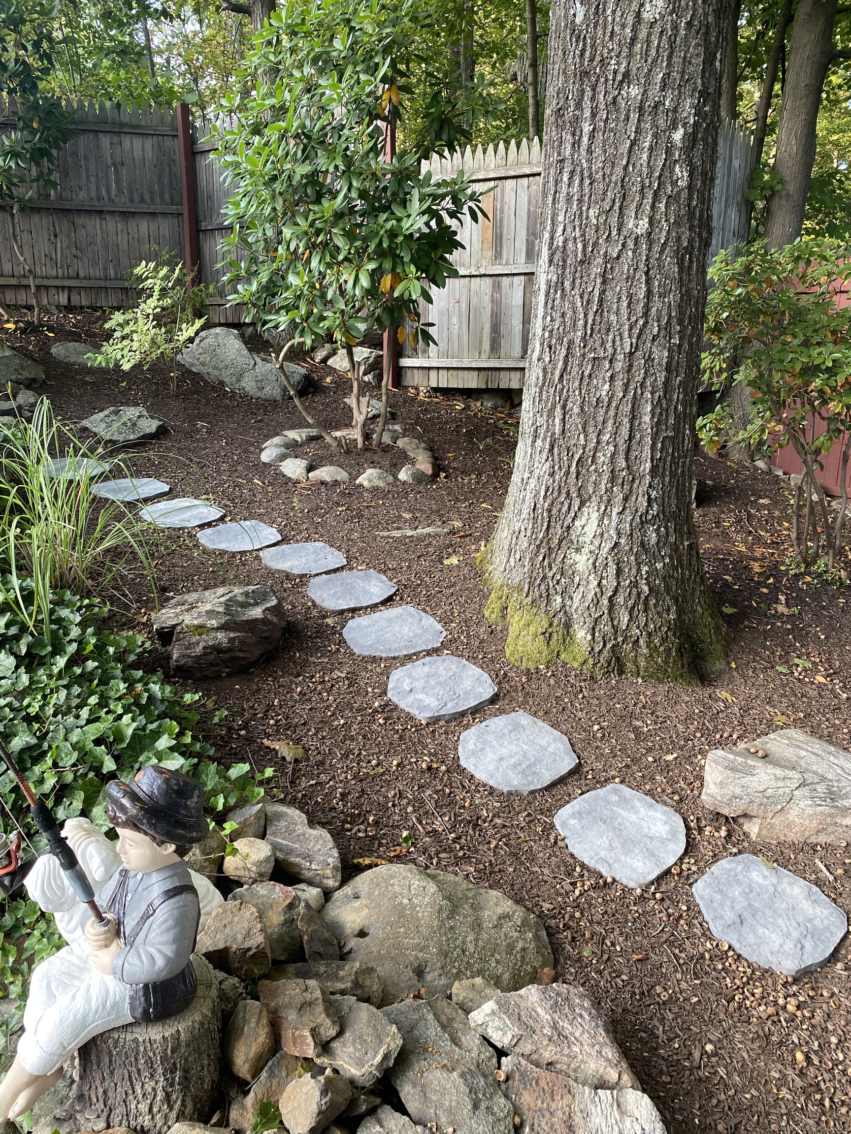 110 Wooster Avenue Waterbury, CT 06708 - Photo 12 of 35 a view of a backyard with chair and fire pit