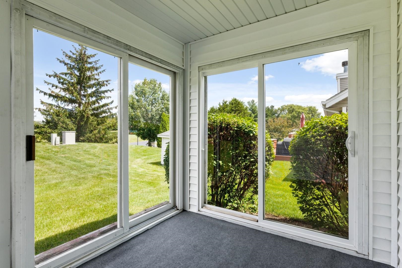 6682 North Point Road Rockford, IL 61108 - Photo 26 of 34 a view of a garden from a window