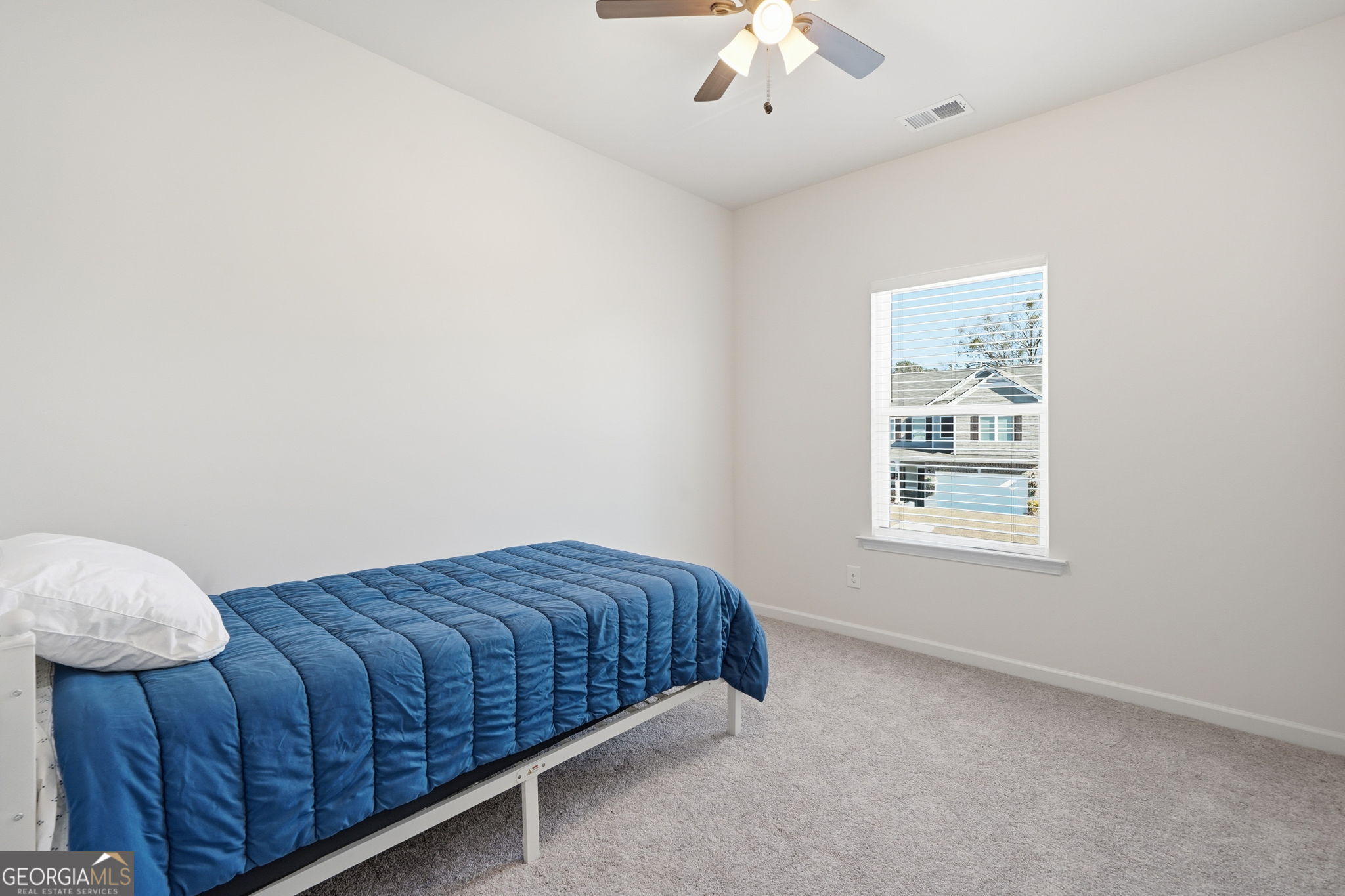 199 Graham Circle Adairsville, GA 30103 - Photo 24 of 49 a view of a bedroom with furniture and chandelier fan